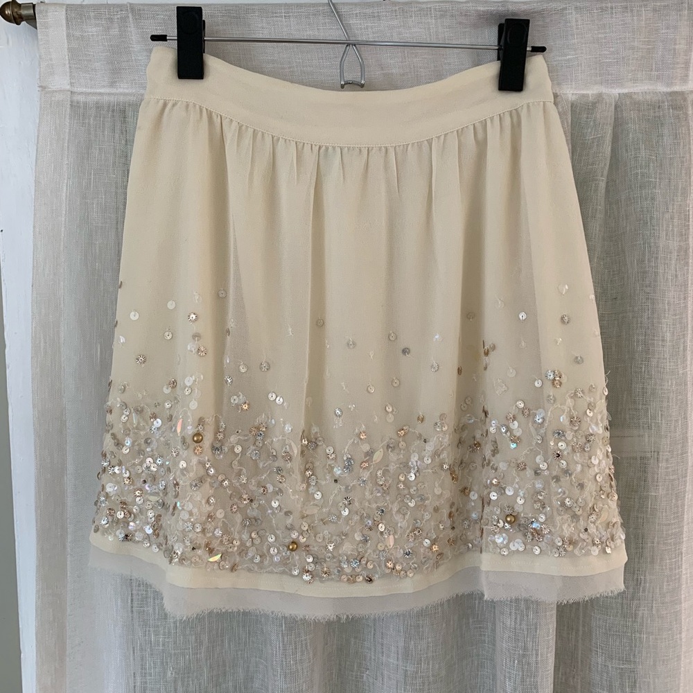 Urban Outfitters beaded mini skirt